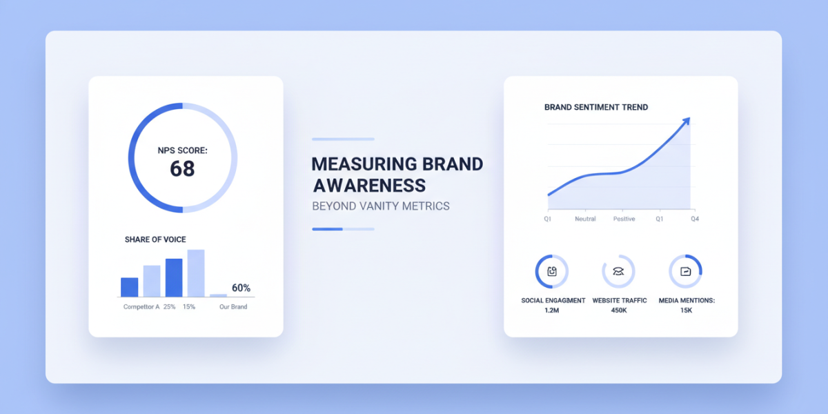 Brand awareness analytics dashboard